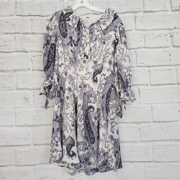 Free People Floral ruffle dress - Picture 1 of 11